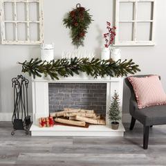 60in. Pine & Pinecone Garland