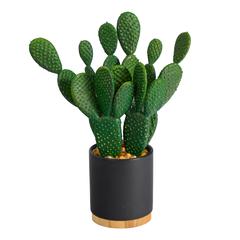 10in. Cactus Succulent Artificial Plant in Planter