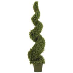 5ft. Rosemary Spiral Silk Tree (Indoor/Outdoor)