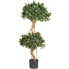 4ft. Sweet Bay Double Ball Topiary Silk Tree
