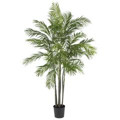 6ft. Areca Palm Silk Tree Green
