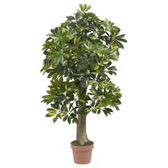 4ft. Schefflera Silk Tree (Real Touch)