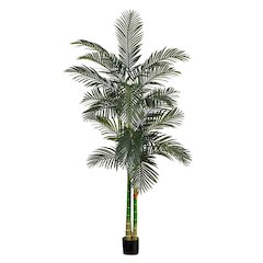 8ft. Artificial Golden Cane Palm Tree