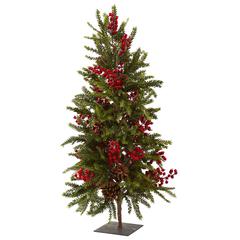 36in. Pine & Berry Christmas Tree