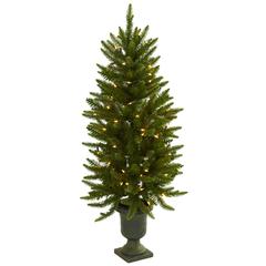4ft. Christmas Tree with Urn & Clear Lights
