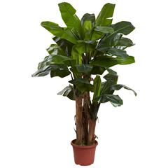 7ft. Giant Triple Stalk Banana Tree UV Resistant (Indoor/Outdoor)
