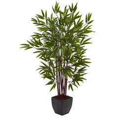 4ft. Bamboo Silk Tree with Planter