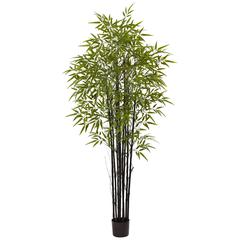 Black Bamboo Tree x 9 with 1470 Leaves UV Resistant (Indoor/Outdoor)