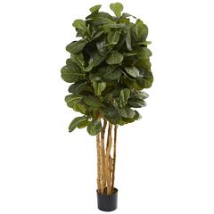 5ft. Fiddle Leaf Fig Artificial Tree Green