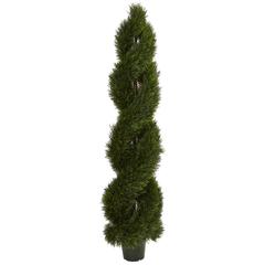 Double Pond Cypress Spiral Topiary UV Resistant (Indoor/Outdoor)