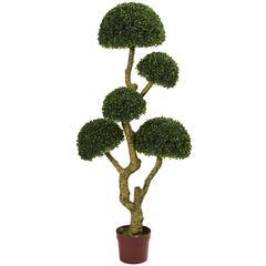 5ft. Five Head Boxwood Artificial Tree, UV Resistant (Indoor/Outdoor)