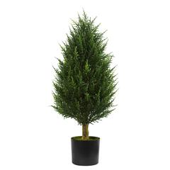 3ft. Cypress Tower Artificial Tree, UV Resistant (Indoor/Outdoor)