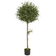 5ft. Olive Topiary Artificial Tree
