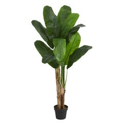 4ft. Double Stalk Banana Artificial Tree