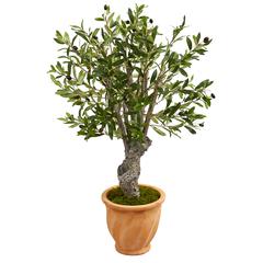 3ft. Olive Artificial Tree in Terracotta Planter