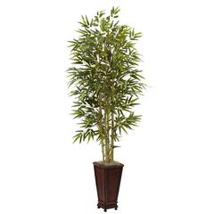 6ft. Bamboo Tree with Decorative Planter