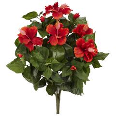 20in. Hibiscus Artificial Plant (Set of 4)