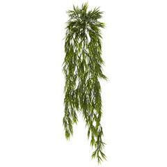 43in. Mini Bamboo Hanging Bush (Set of 2)