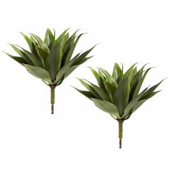 17in. Agave Succulent Plant (Set of 2)