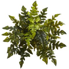 24in. Holly Fern Artificial Plant (Set of 2)