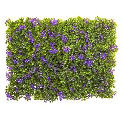 6in. x 6in. Purple & Green Clover Mat (Set of 12)