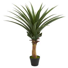 3.5ft. Agave Artificial Plant Green