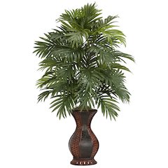 37in. Artificial Areca Palm Plant with Urn