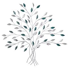 30in. x 30in. Hand-Painted Metal Tree of Life Wall Art Decor