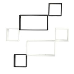 15in. Modern Wall Art Décor Floating Shelves (Set of 6)