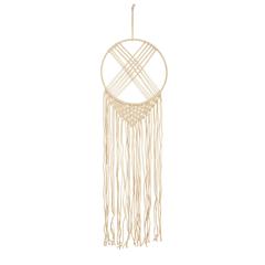 30in. Boho Chic Woven Dreamcatcher Macrame Wall Art Décor