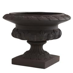 12.5in. Iron-finish Decorative Urn (Indoor/Outdoor)