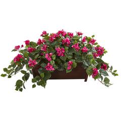 Bougainvillea Artificial Plant in Decorative Planter, Pink