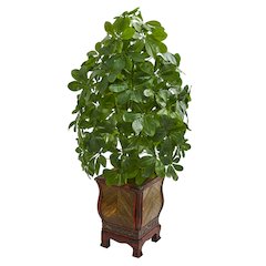 Schefflera Artificial Plant in Decorative Planter (Real Touch)