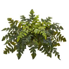 32in. Holly Fern Artificial Ledge Plant
