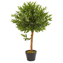 34in. Olive Topiary Artificial Tree UV Resistant (Indoor/Outdoor)