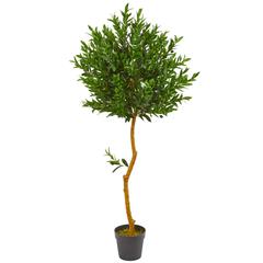 58in. Olive Topiary Artificial Tree UV Resistant (Indoor/Outdoor)