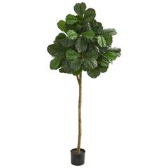 6ft Fiddle leaf fig Artificial Tree Green