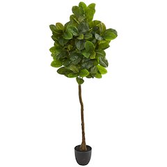 6ft. Rubber Leaf Artificial Tree (Real Touch)