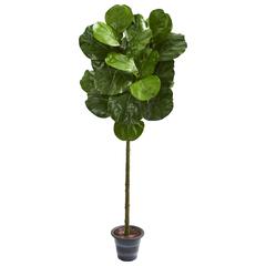4ft. Fiddle Leaf Artificial Tree with Decorative Planter