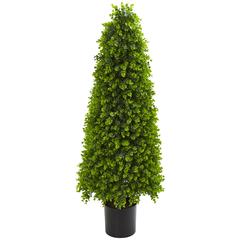 4ft. Eucalyptus Topiary Artificial Tree (Indoor/Outdoor)