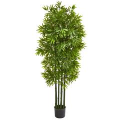 64in. Bamboo Artificial Tree with Green Trunks UV Resistant (Indoor/Outdoor)