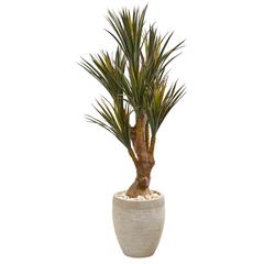 50in. Yucca Artificial Tree in Planter UV Resistant (Indoor/Outdoor)