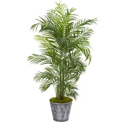 63in. Areca Palm Artificial Tree in Decorative Planter UV Resistant (Indoor/Outdoor)