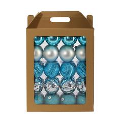 Holiday Shatterproof, 40 Count Christmas Tree Ornament Box Set