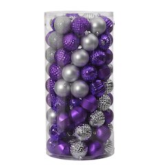 Holiday Shatterproof, 101 Count Christmas Tree Ornament Set