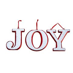 8.5in. JOY Holiday Deluxe Shatterproof Ornament Set