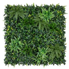 40in. x 40in. UV Resistant Andean Cloud Forest Artificial Living Wall Panel