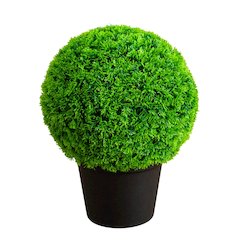 16in. UV Resistant Artificial Mediterranean Cypress Topiary Plant