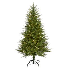 5ft. Wisconsin Fir Artificial Christmas Tree with 250 Warm White LED Lights