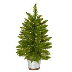2ft. Providence Pine Artificial Christmas Tree in Decorative Planter